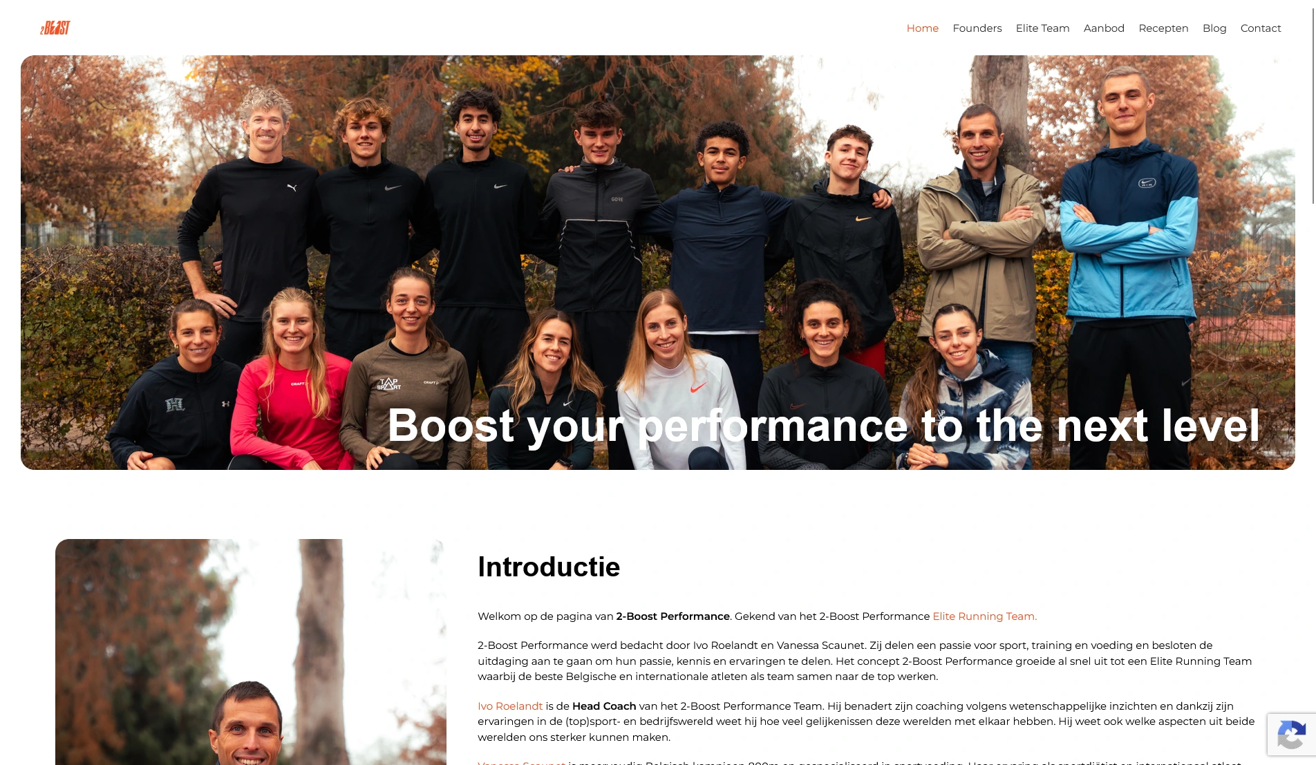 2Boost Performance website preview
